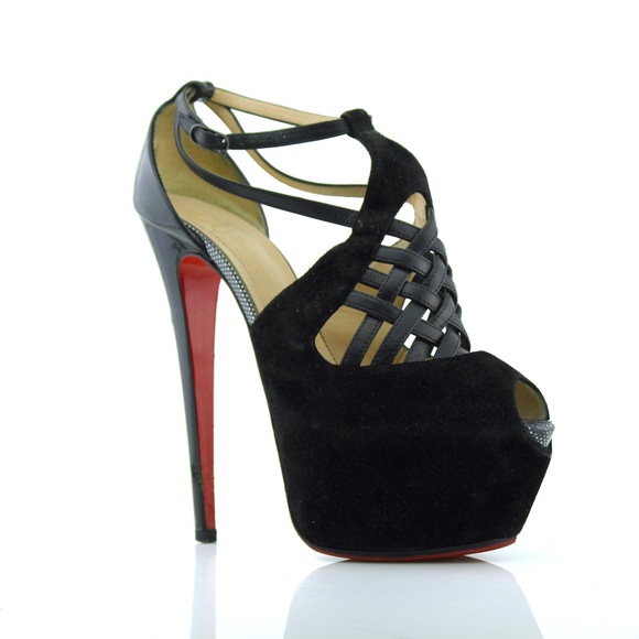 Christian Louboutin Carlota 160 Veau Vel/Patent Size 39.5 - Picture 3 of 7